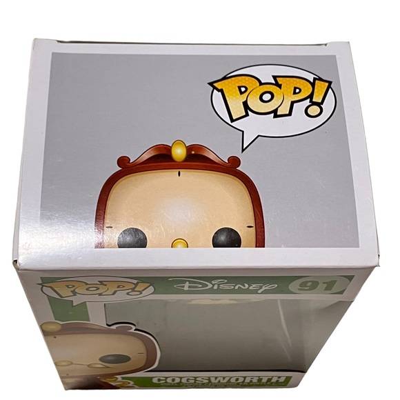 Funko Pop! Disney Cogsworth 91 Beauty & The Beast NEW - Picture 4 of 7